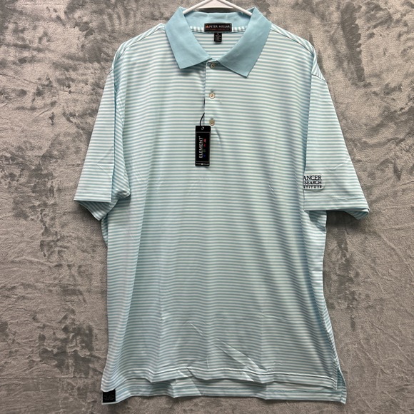 Peter Millar Shirt Mens XL Summer Comfort Striped Golf Polo Performance - Picture 2 of 10